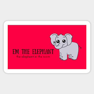 Em the Elephant Sticker